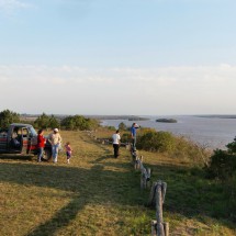 Plateau Meseta de Artigas with Rio Uruguay in the background